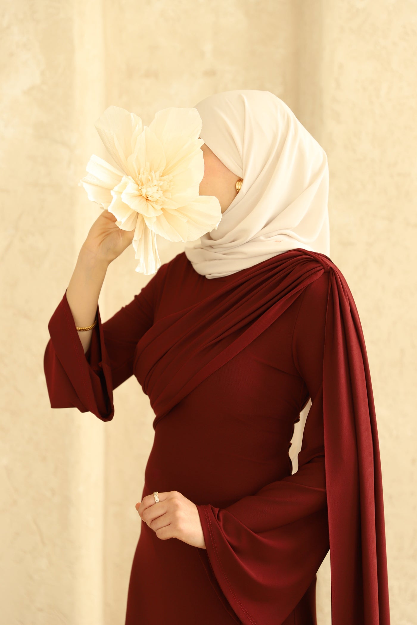Dua Kleid in Bordeaux