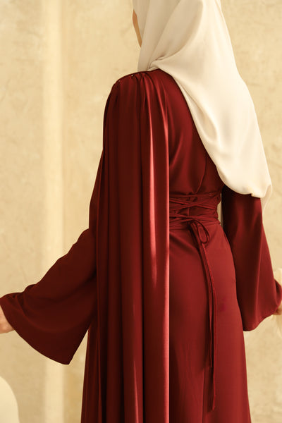 Dua Kleid in Bordeaux